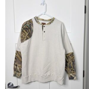 Vintage Ace Sportswear Camo Hunting Crewneck